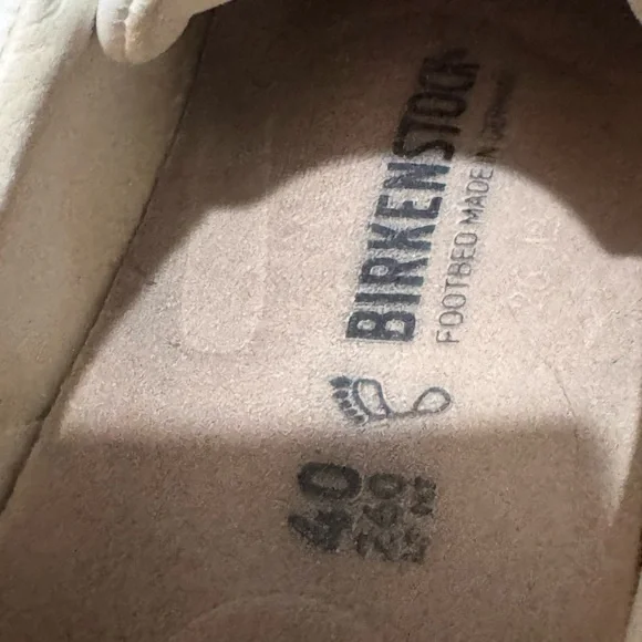 Birkenstock Classic White Lace-Up Shoes size 40 US Women’s size 9.5 - Picture 5 of 8